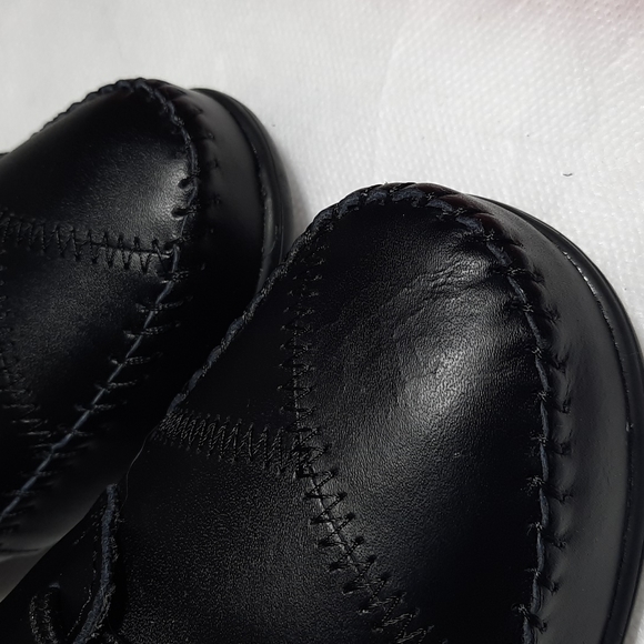 Mushrooms black leather shoes women's size 7 - Picture 7 of 7